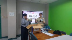 Turn-over of SRHR kits and materials to OVCAA