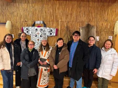 Figure 16. Photo opportunity with an Ainu elder