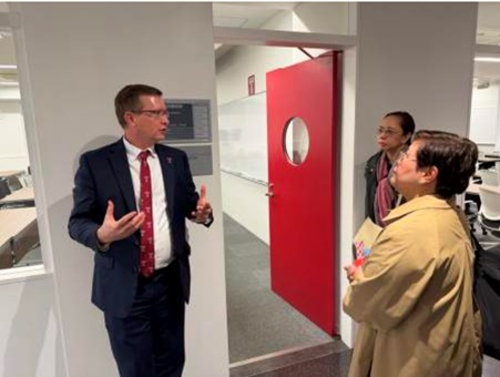 Figure 23. Meeting with Temple University Japan Campus/Dean Matthew Wilson