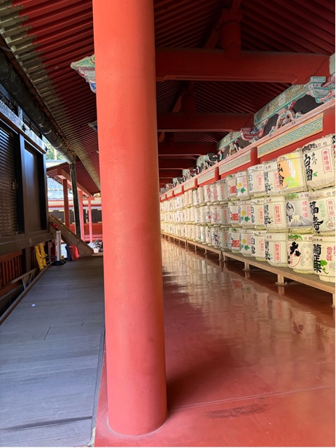 Figure 27. Nikko cultural tour - learning about Indigenous Practice in Architecture