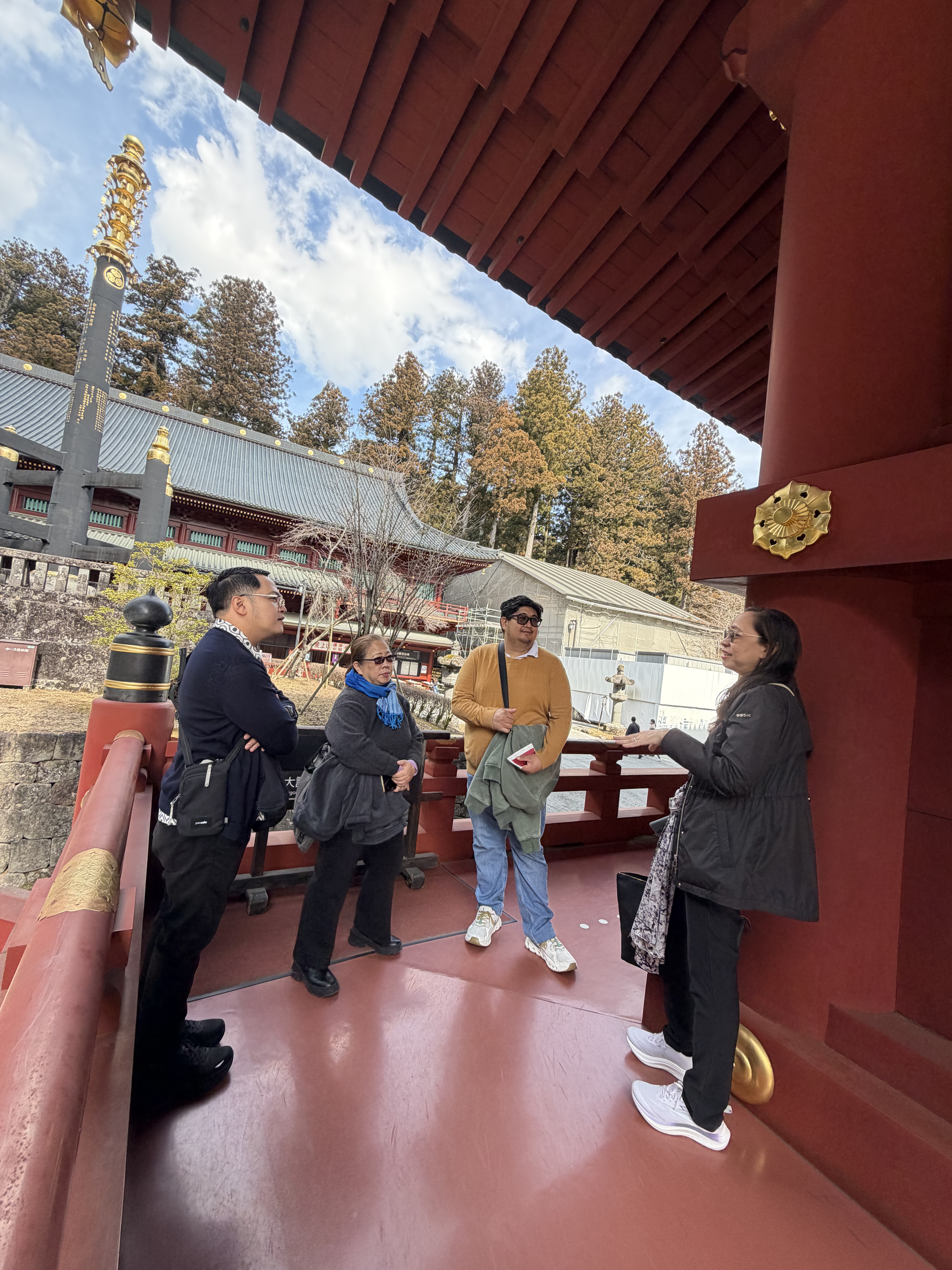 Figure 28. Nikko cultural tour - learning about Indigenous Practice in Architecture