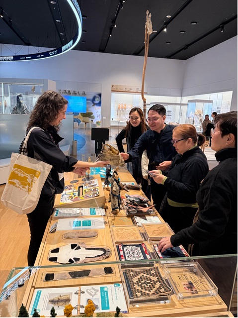 Figure 8. A special tour with Ms. Queralt Prado, Junior Research Fellow at the UPOPOY